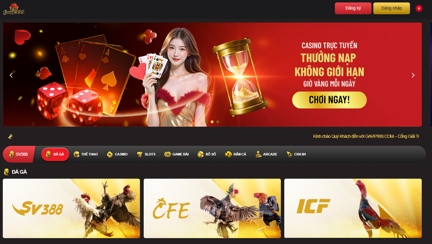 trang chủ chính thức GAVIP999