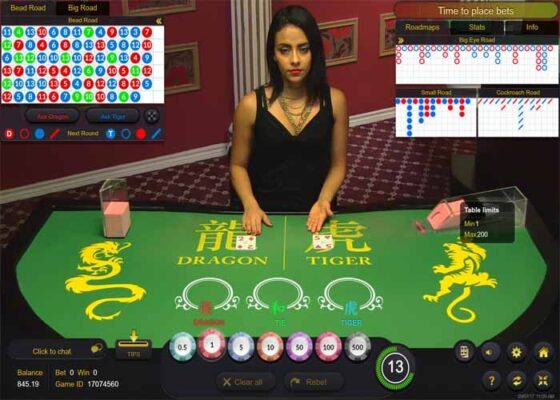 Luật chơi Rồng Hổ cực đơn giản